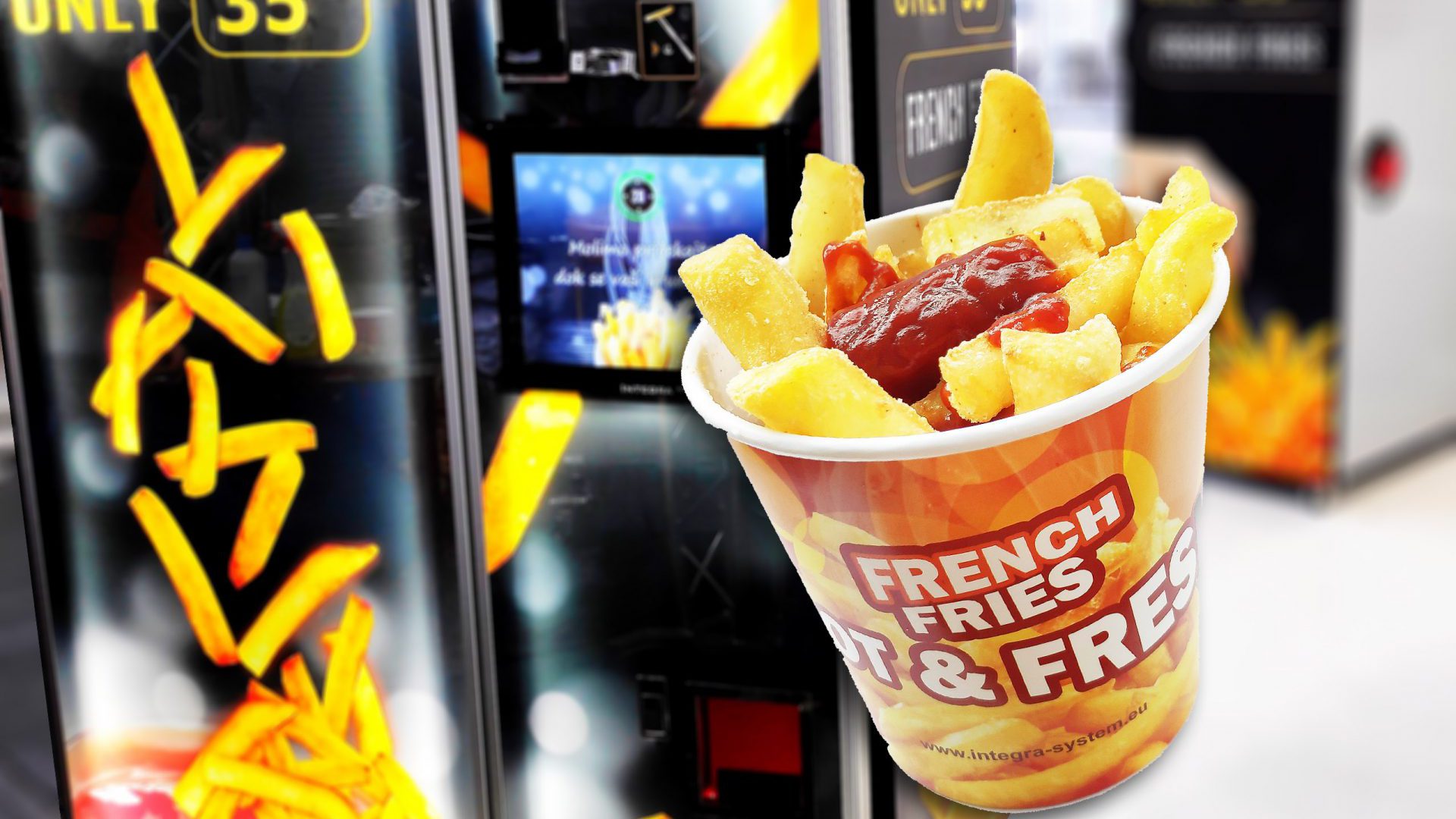Integra Saratoga machine produces tasty and crispy French fries in 35 seconds!