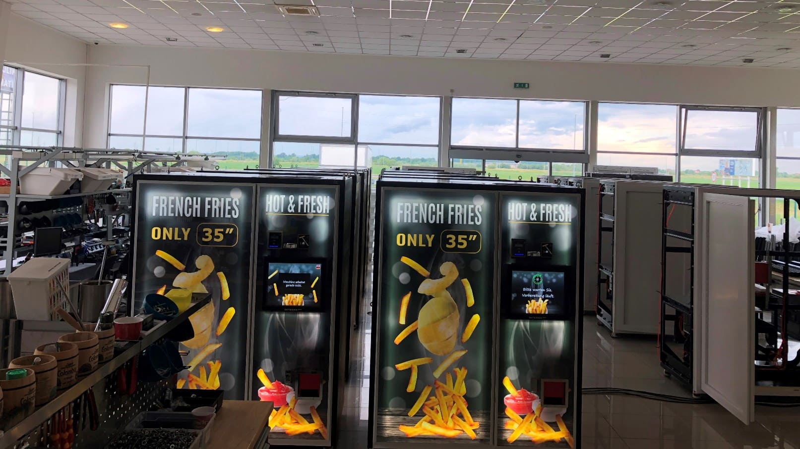Products  Integra – French fry vending machine
